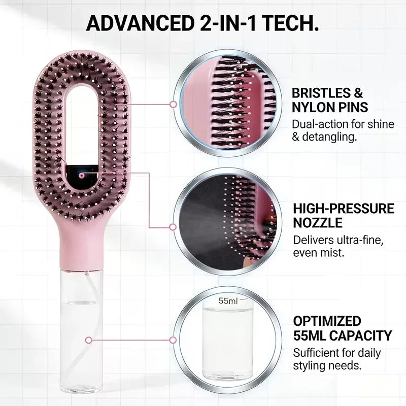 Spray Comb Massage Brush