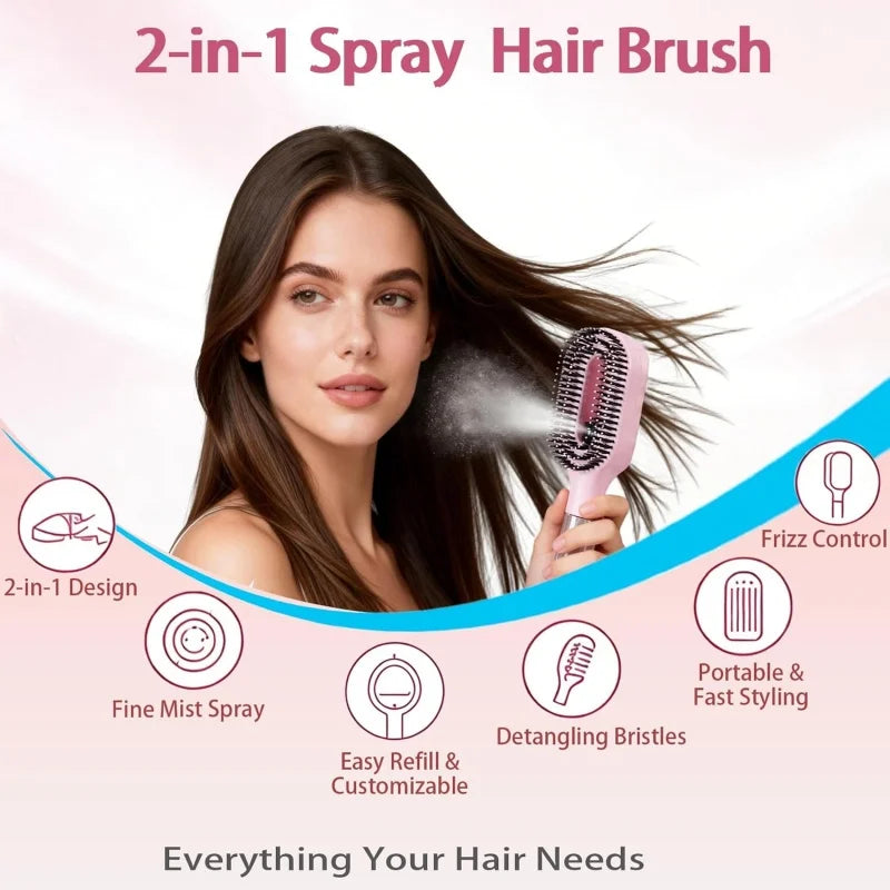 Spray Comb Massage Brush